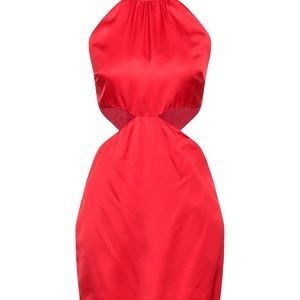 Bicolour short dress